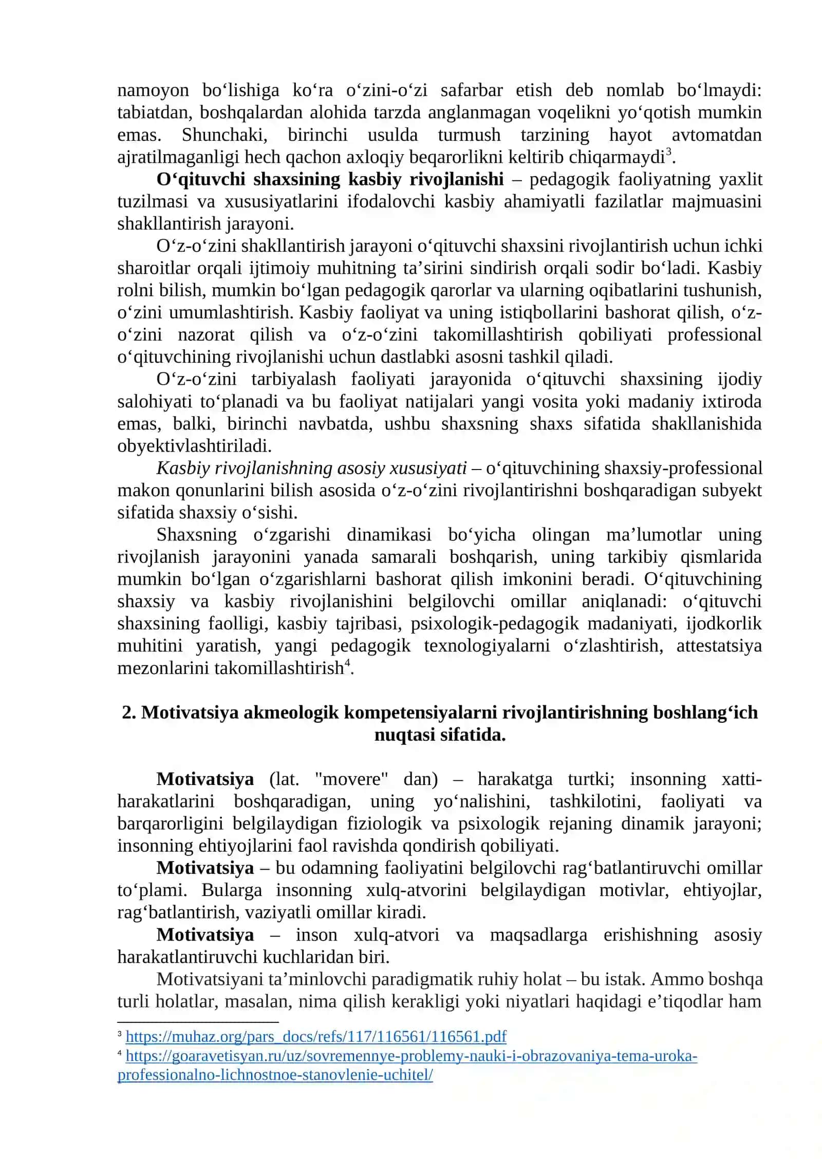 AKMEOLOGIK KOMPETENSIYALARNING SHAKLLANISHI VA RIVOJLANISHI 3