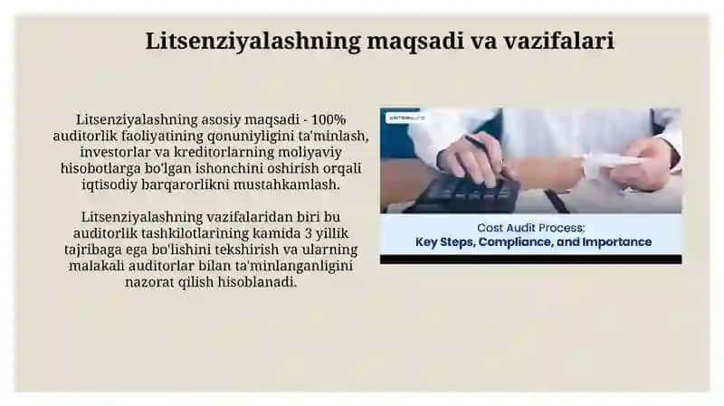 Auditorlik faoliyati litsenziyalash 3