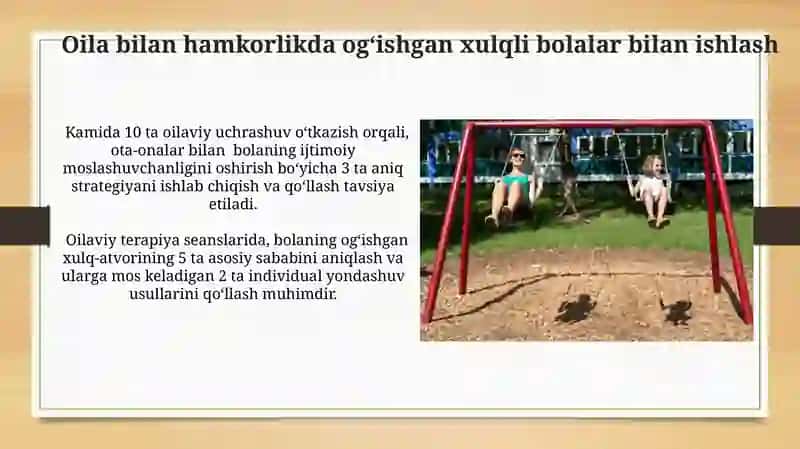 Ijtimoiylashishda xulqi ogʻishgan bolalar bilan ish olib borish metodlari 3