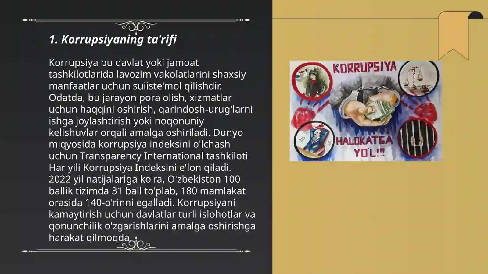 Korrupsiyaning mohiyati va uning oqibatlari 3
