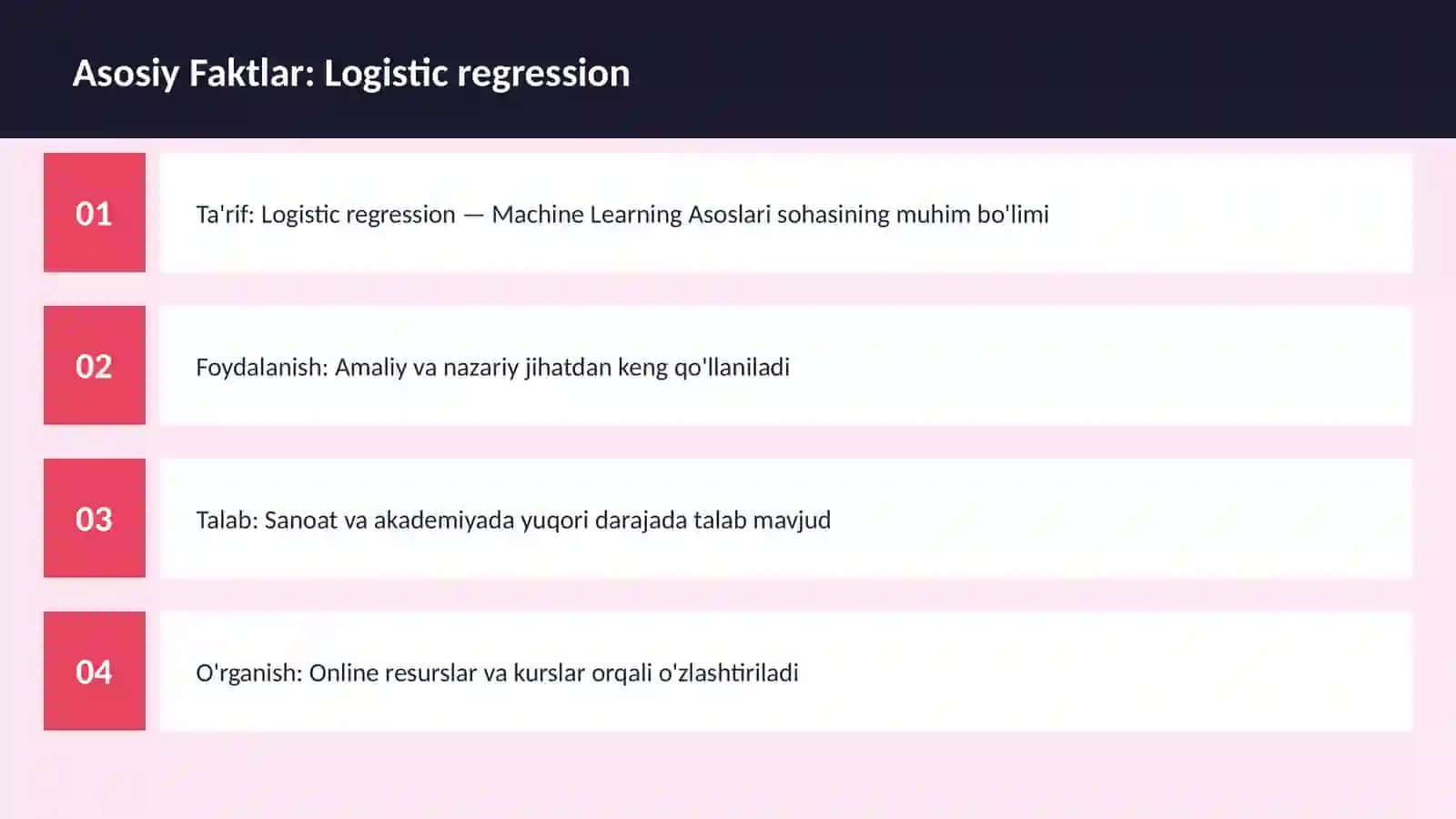 Logistic regression 3