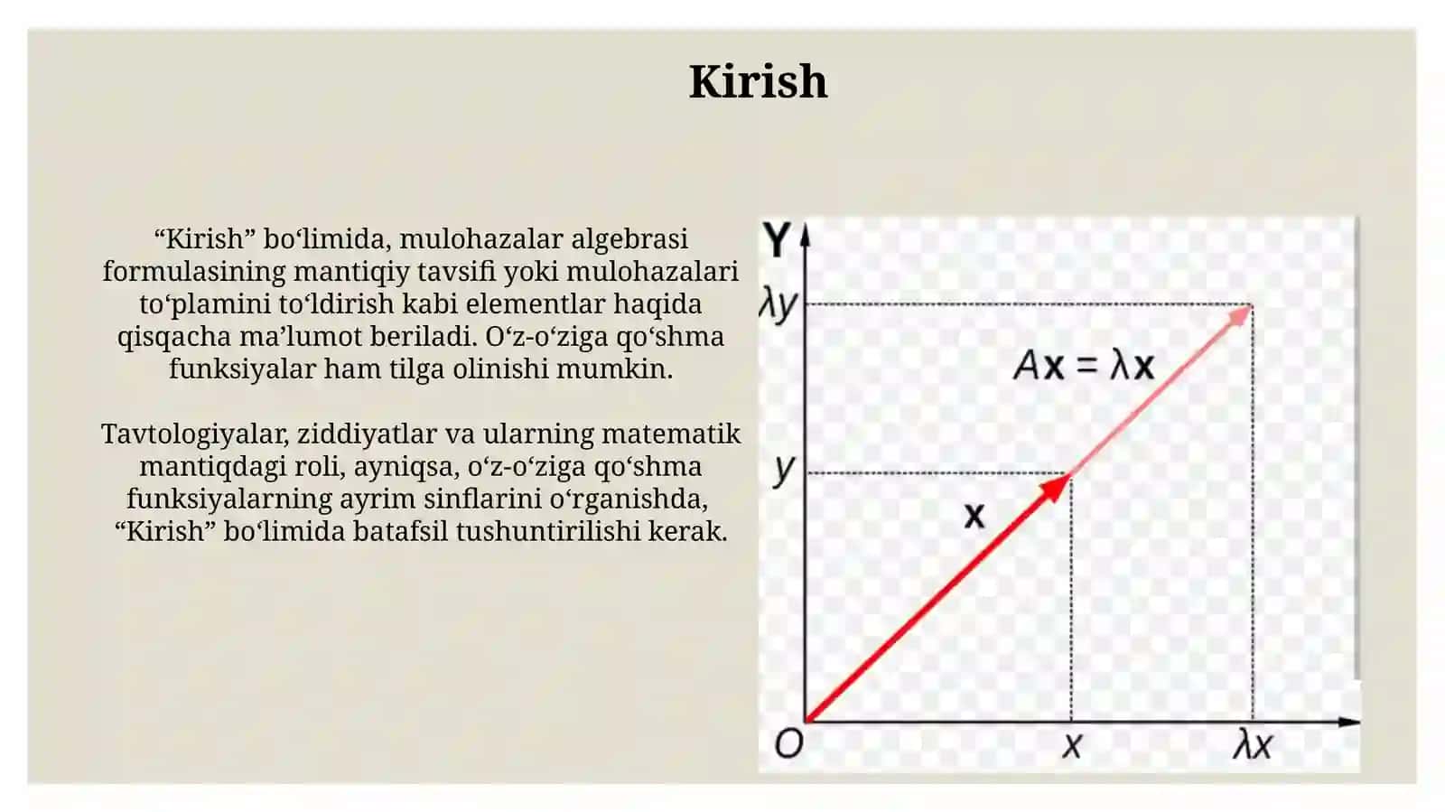 Oʻz oʻziga qoʻshma funksiyalarning xossalari 3