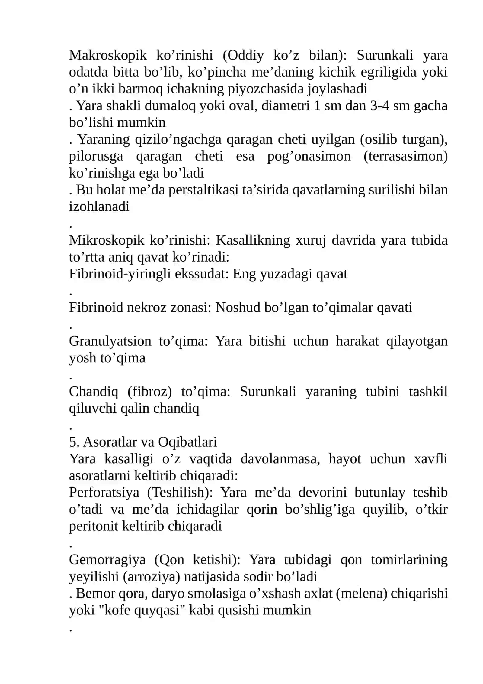 Oshqozon yara kasalligi etiopatogenezi 3