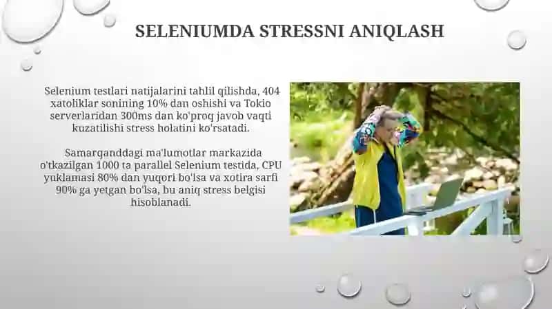 Selenium stress va distress haqida talimoti 3