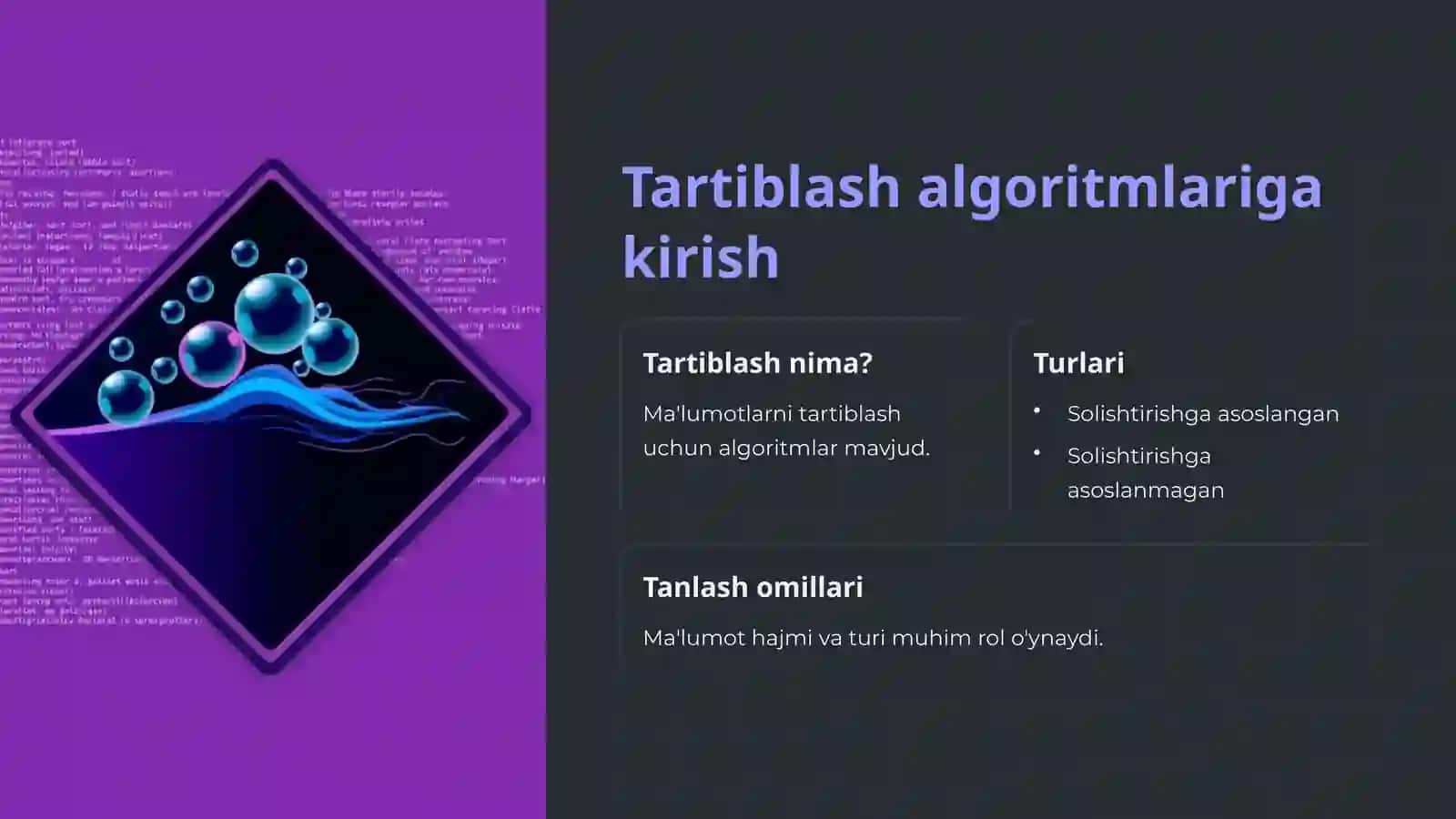 Radix Sort: Tartiblashning samarali usuli 3