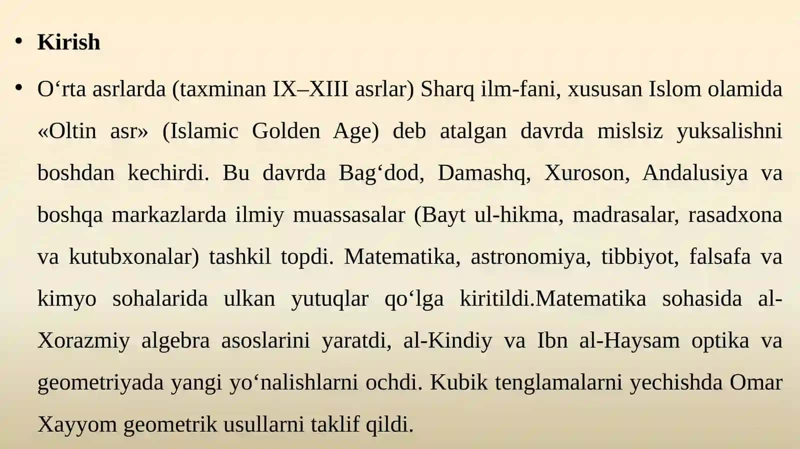 Sharafaddin at-Tusiyning hayoti va ilmiy faoliyati 3