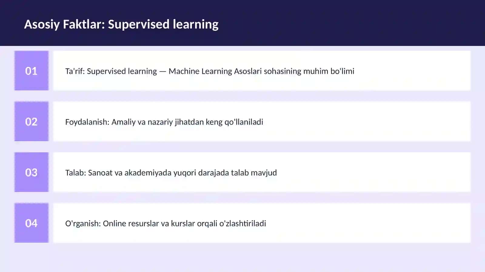 AI | MACHINE LEARNING ASOSLARI 3