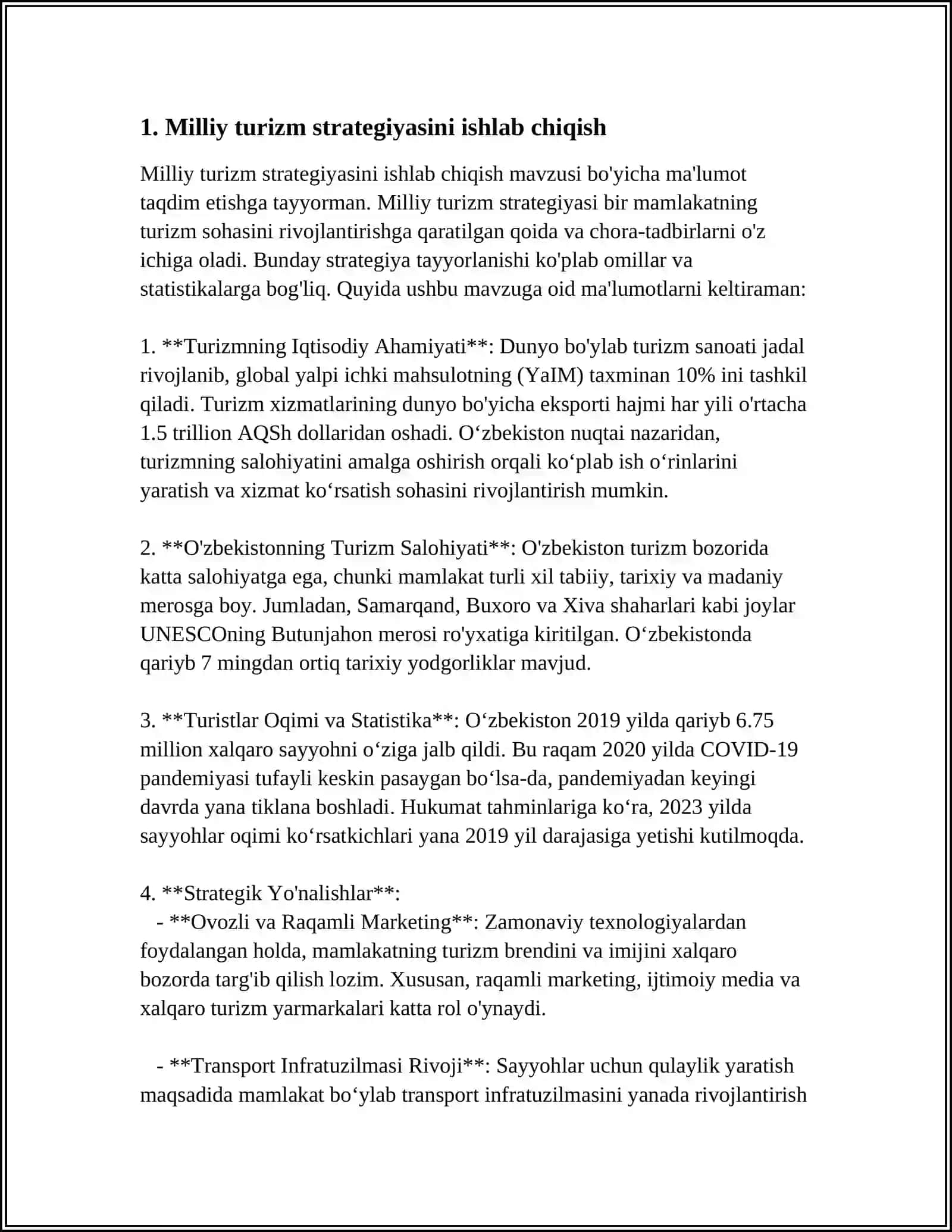TURIZM SIYOSATINI SHAKLLANTIRISH VOSITALARI 3