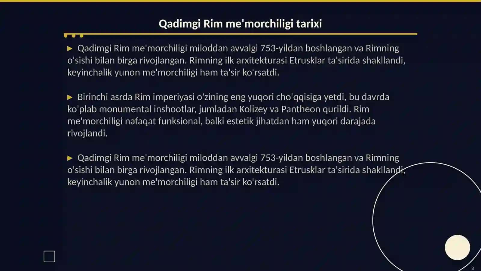 Qadimgi Rim me'morchiligi 3