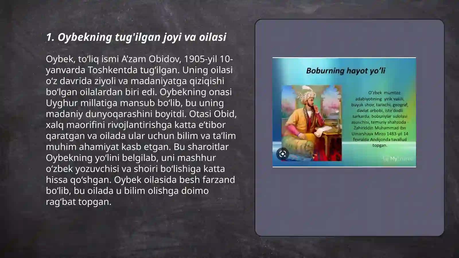 Oybek hayoti va ijodi 3
