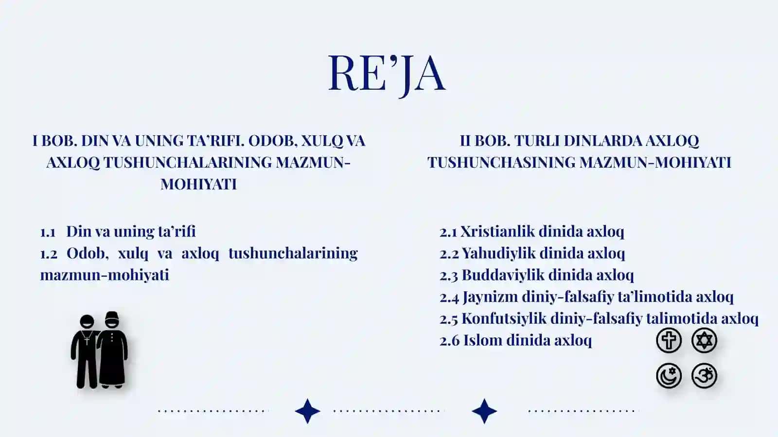“DunyodinlaritarixiII”fanidan KURS ISHI 3