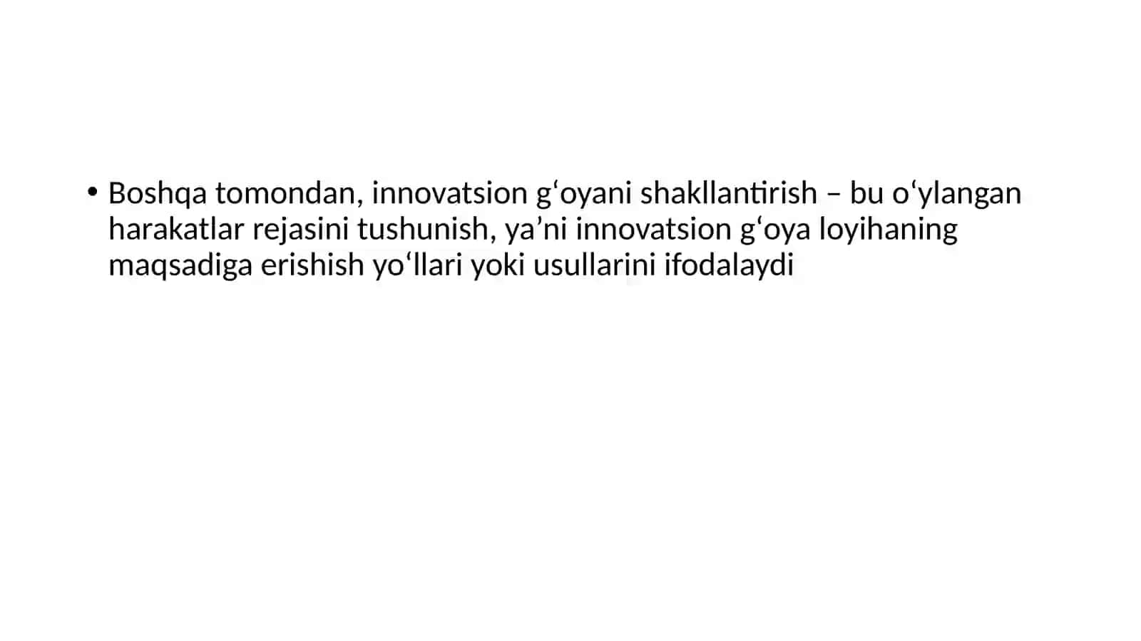 Biznes-g‘oyalar va innovatsion biznes 3