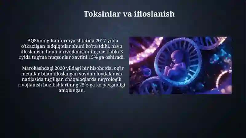 Muhit omillarning embriogenezga taʼsiri 3