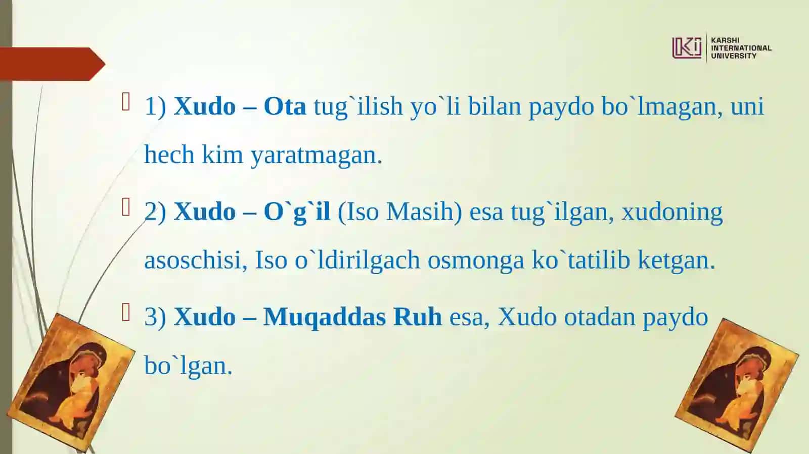 XRISTIANLIK DINI 3
