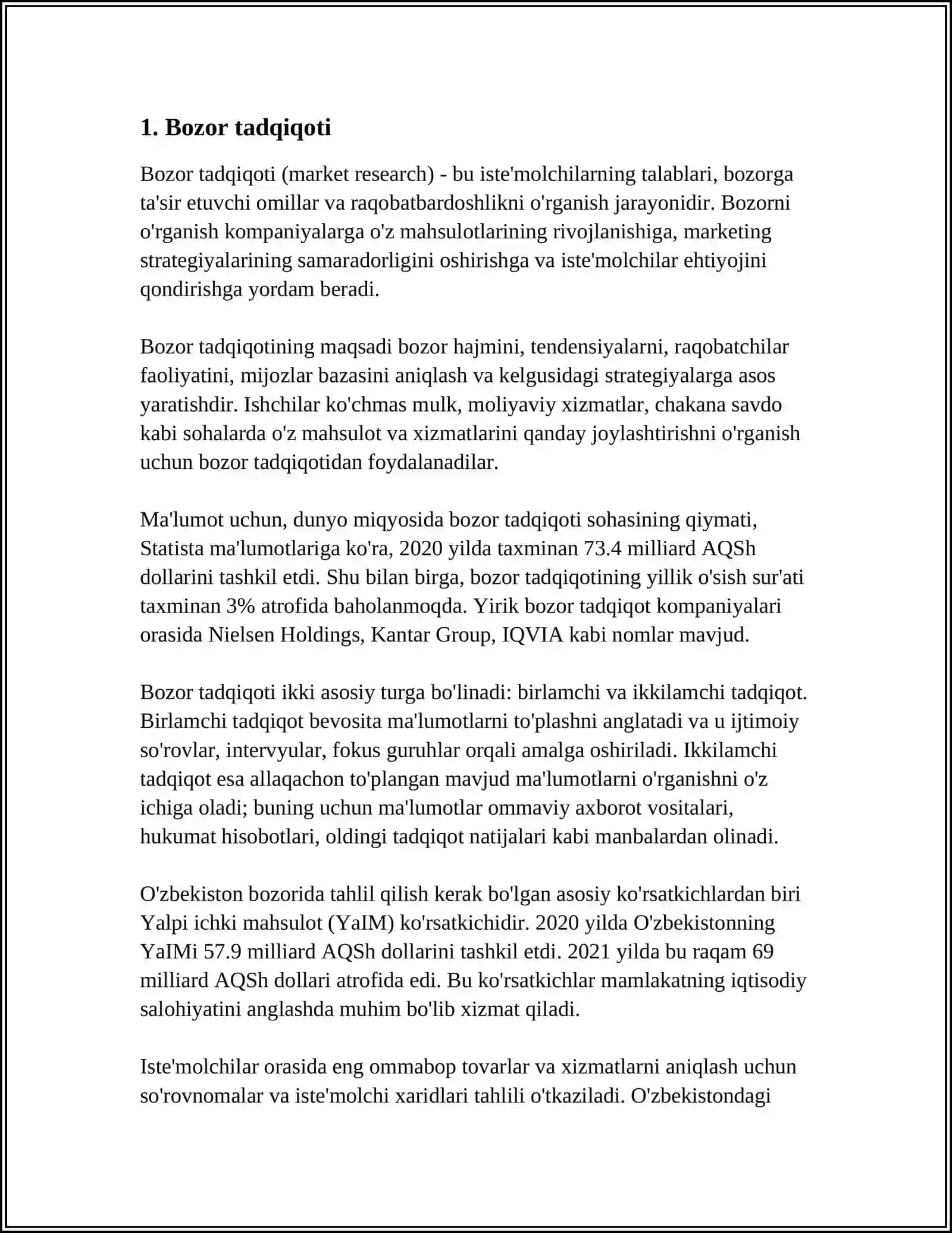 MARKETING VA EHTIYOJNING QONDIRILISHINI ANIQLASH 3