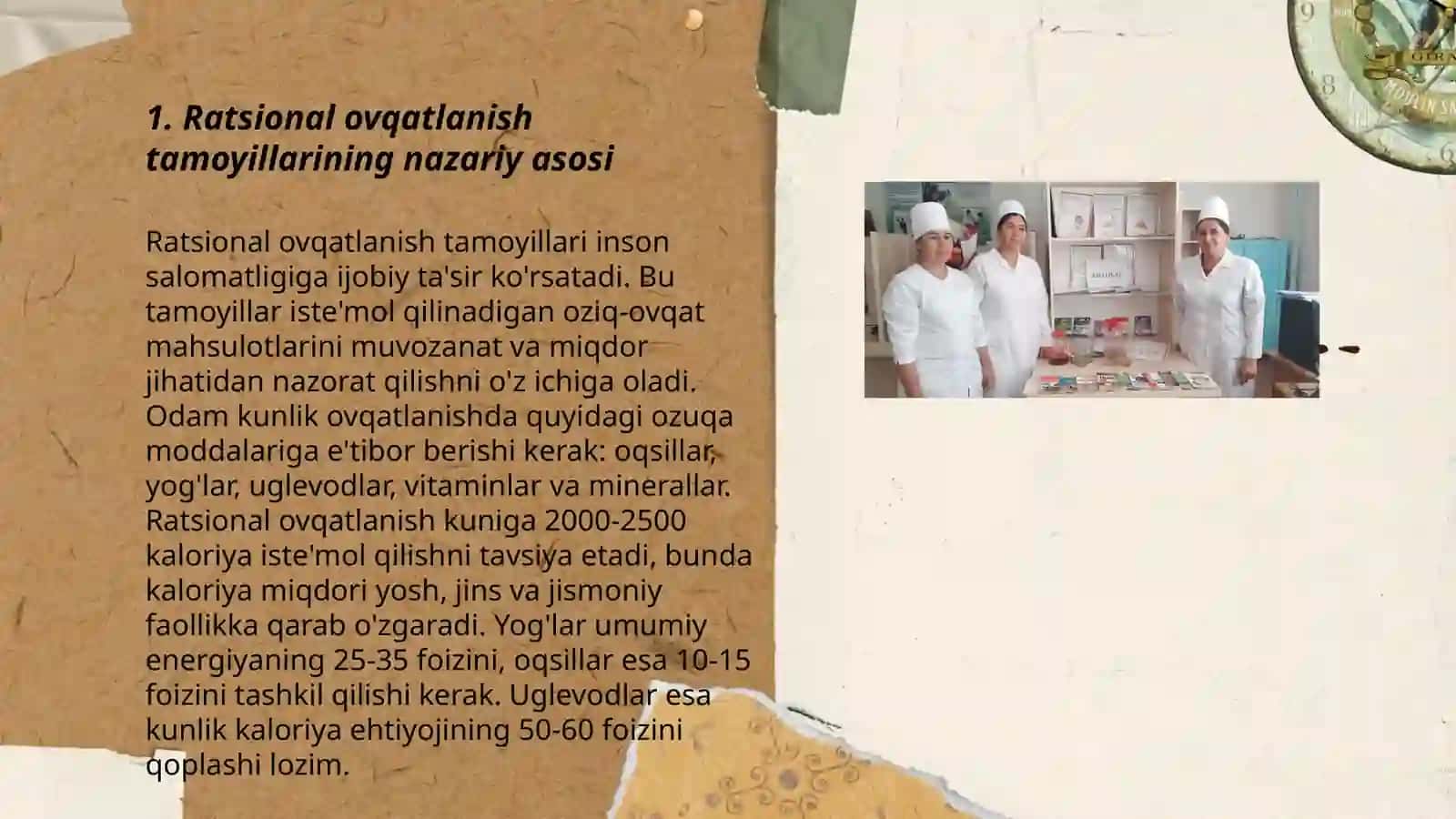 Inson salomatligi uchun ovqatlanish tamoyillari 3