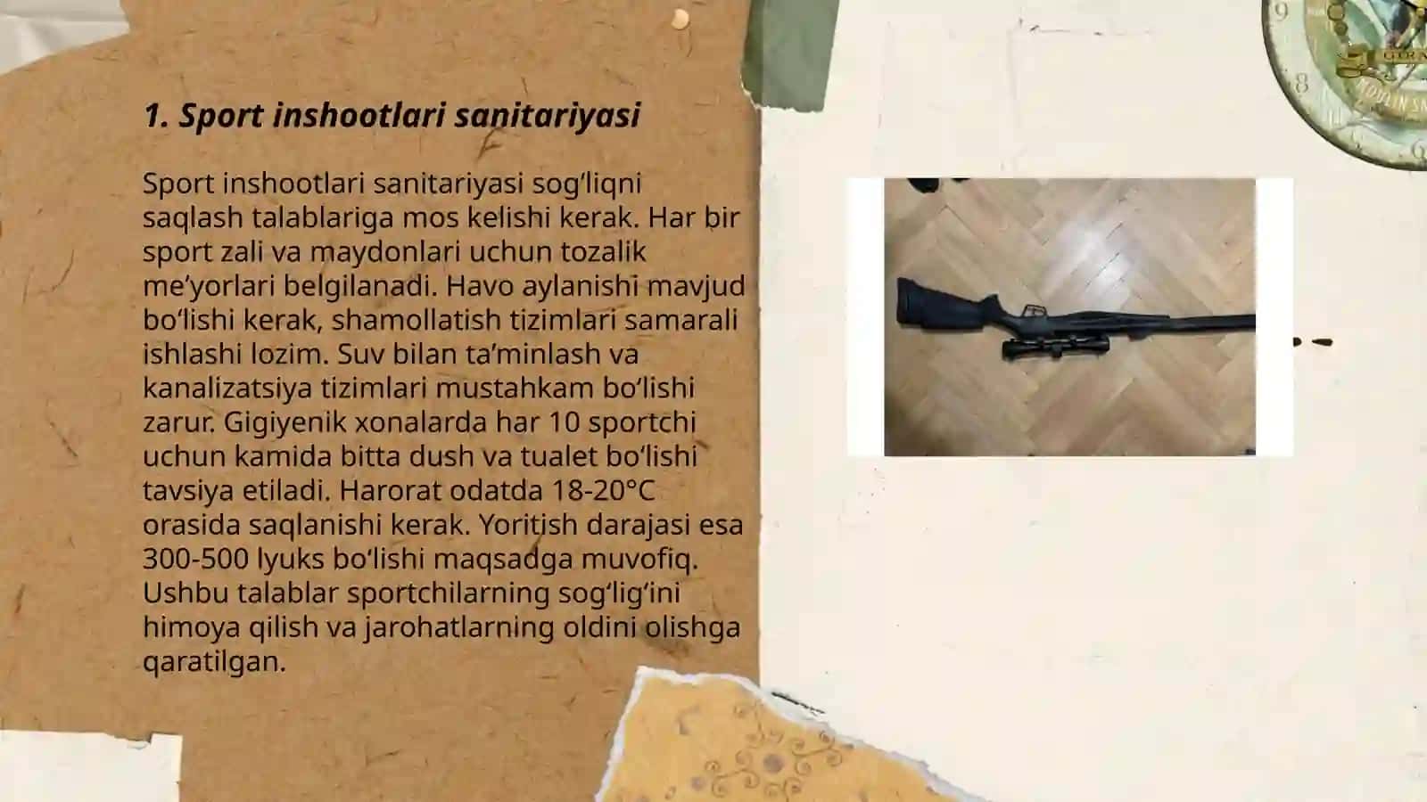 Sport inshootlari gigiyenasi va 3