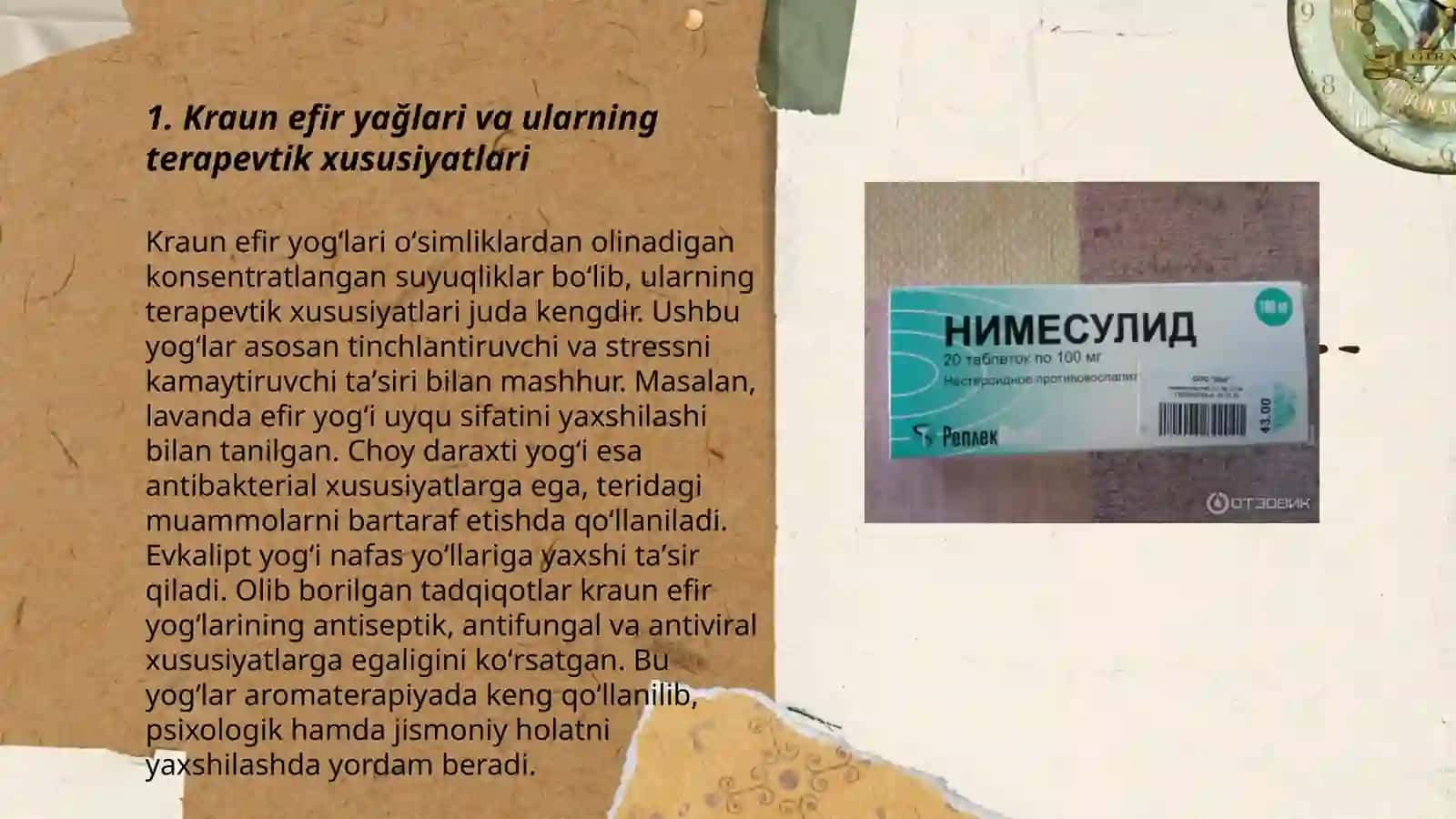 Kraun efir yogʻlari va ularning terapevtik xususiyatlari 3