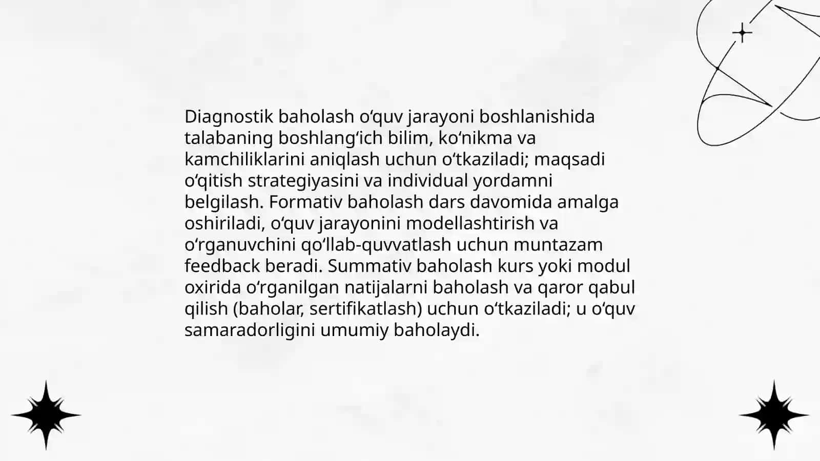 Bilimni baholash tizimlari 3