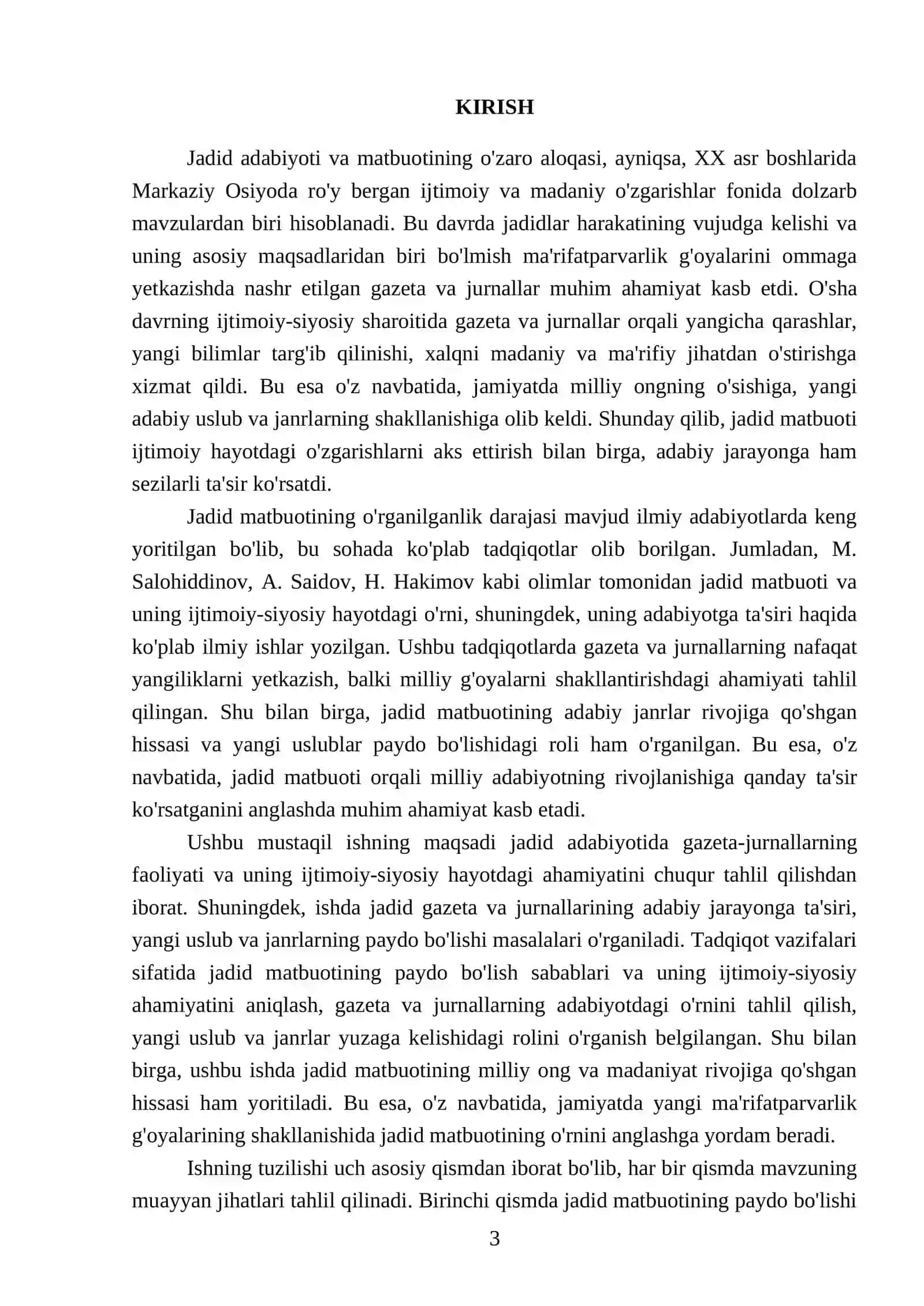 Jadid adabiyotida gazeta-jurnallar faoliyati 3