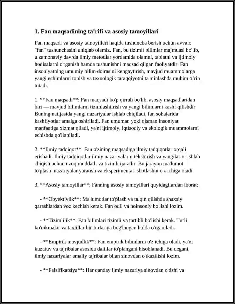 REFERAT: AKADEMIK KO'NIKMALAR VA KASBIY KOMPETENTLIK.FANNING MAQSAD VA VAZIFALARI 3
