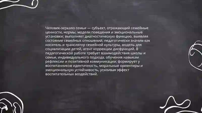 Человек-зеркало семьи 3