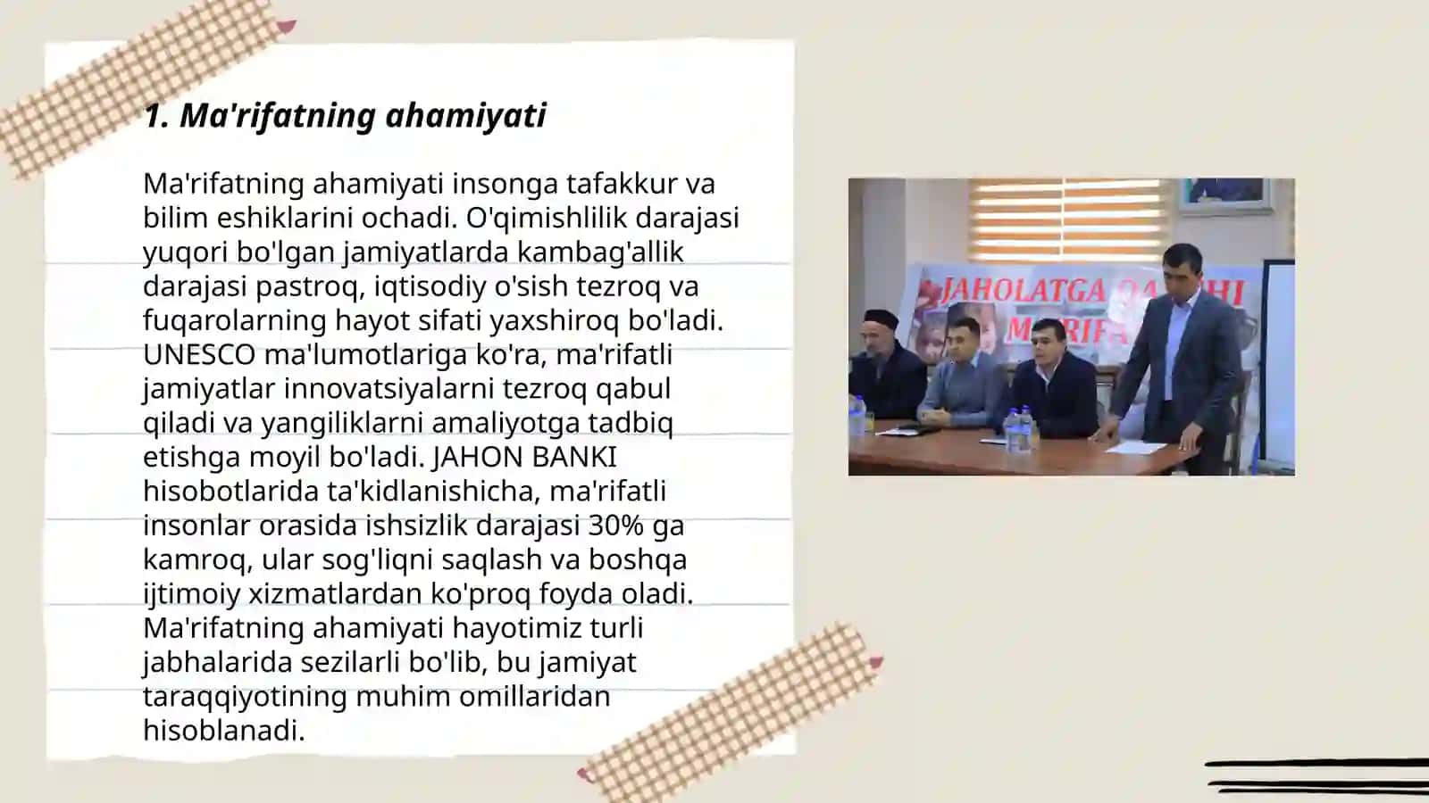 Jaholatga qarshi ma`rifat 3