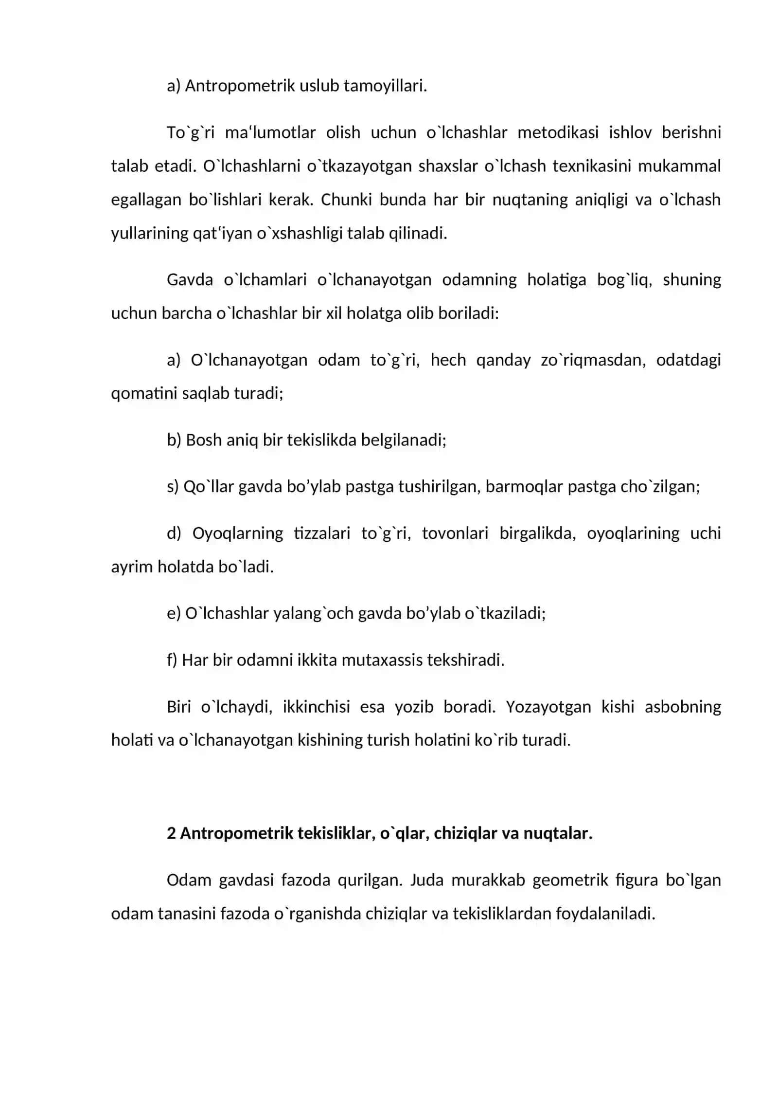 Odam gavdasi antropometriyasi 3