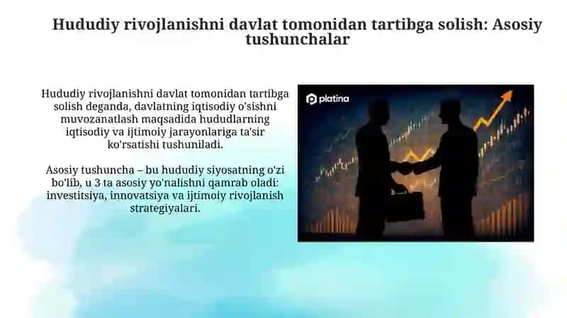 Hududiy rivojlanishni davlat tomonidan tartibga solish 3