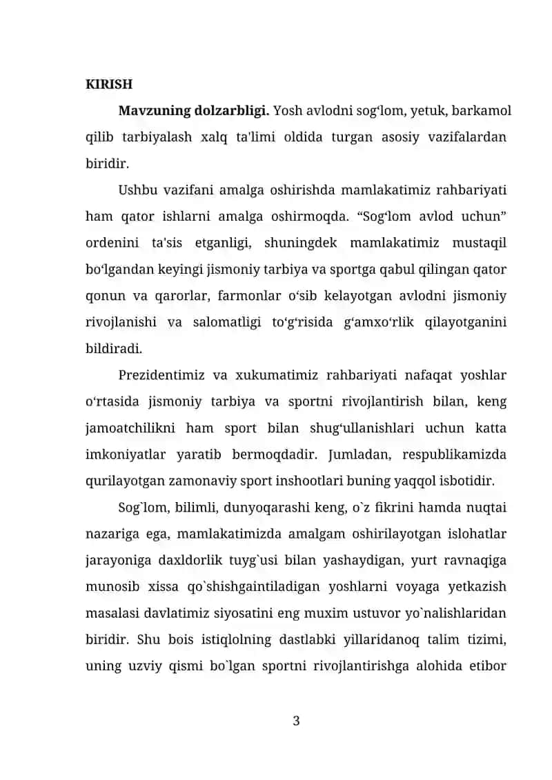 SPORTCHINI JISMONIY, TEXNIK VA TAKTIK TAYYORGARLIGI 3