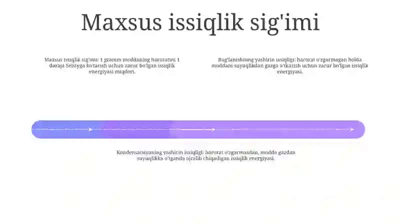 Suyuqlik Va Quruq Toyingan Bugning Asosiy Parametrlari Bug Hosil Qilish Issiqligi 3