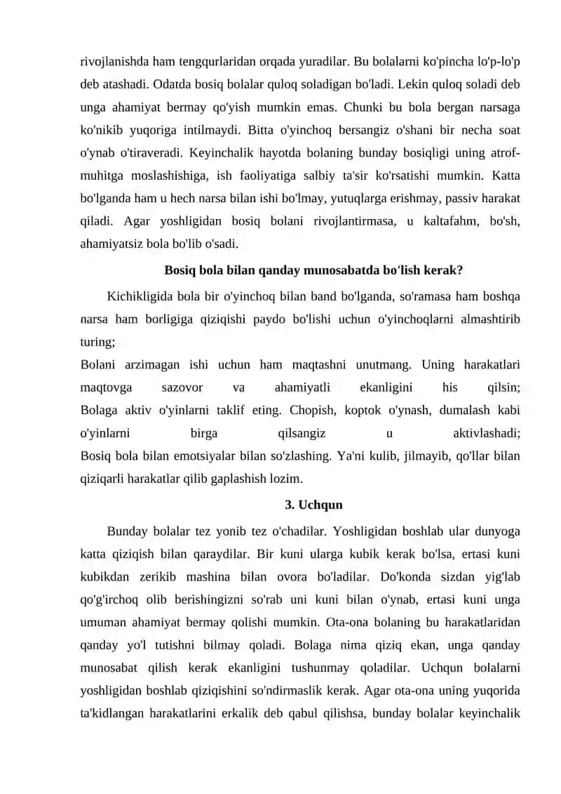 BOLALAR TEMPERAMENTI 3