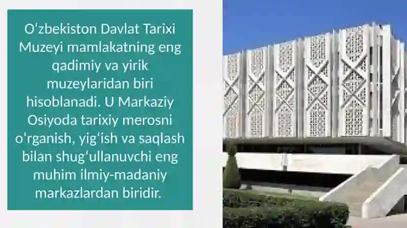 O'zbekiston davlat tarixi Muzeyi 3