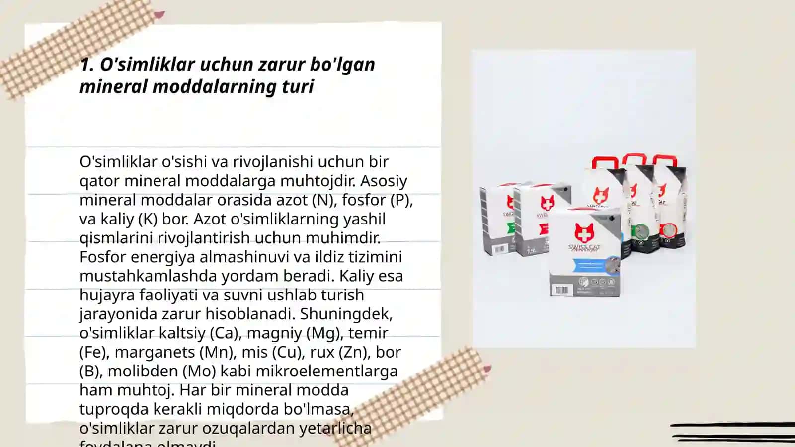 O'simliklarning meneral tarkibi 3