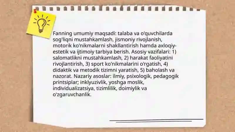 Jismoniy tarbiya nazariyasi va metodikasi 3