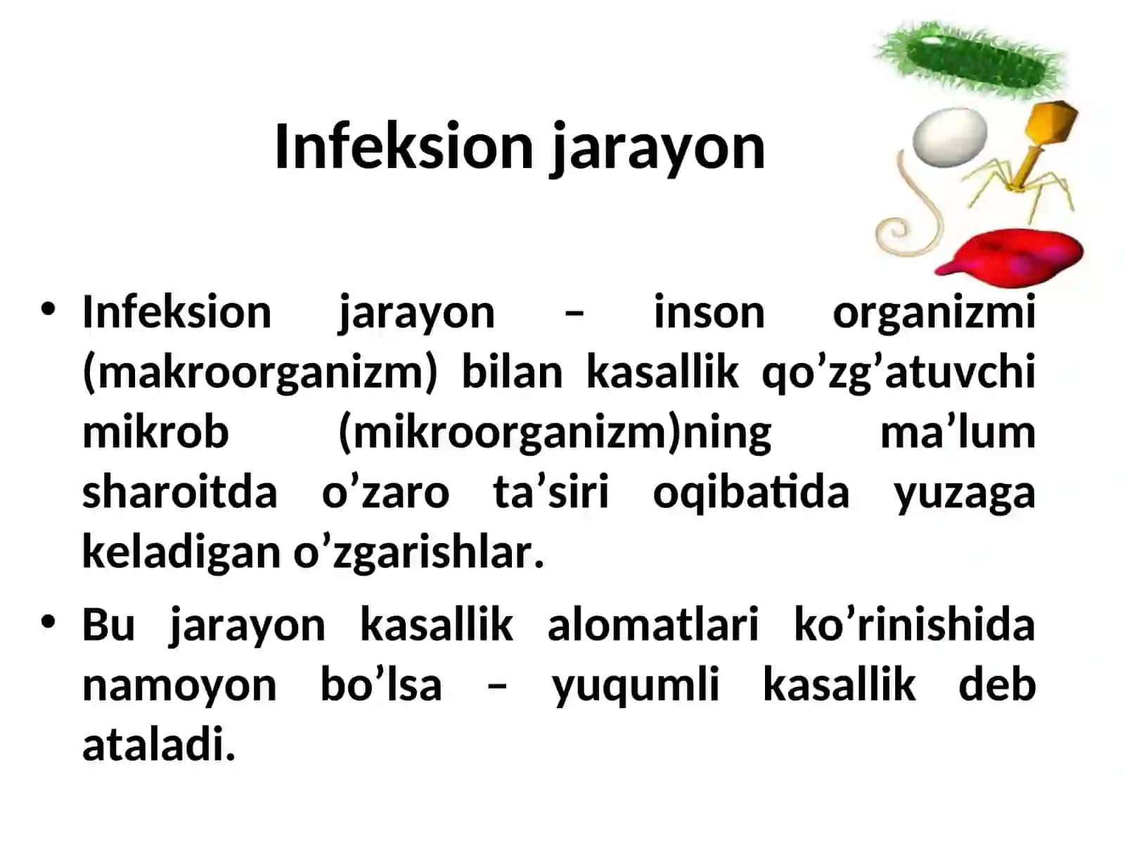 Infeksiya haqida tushuncha 3