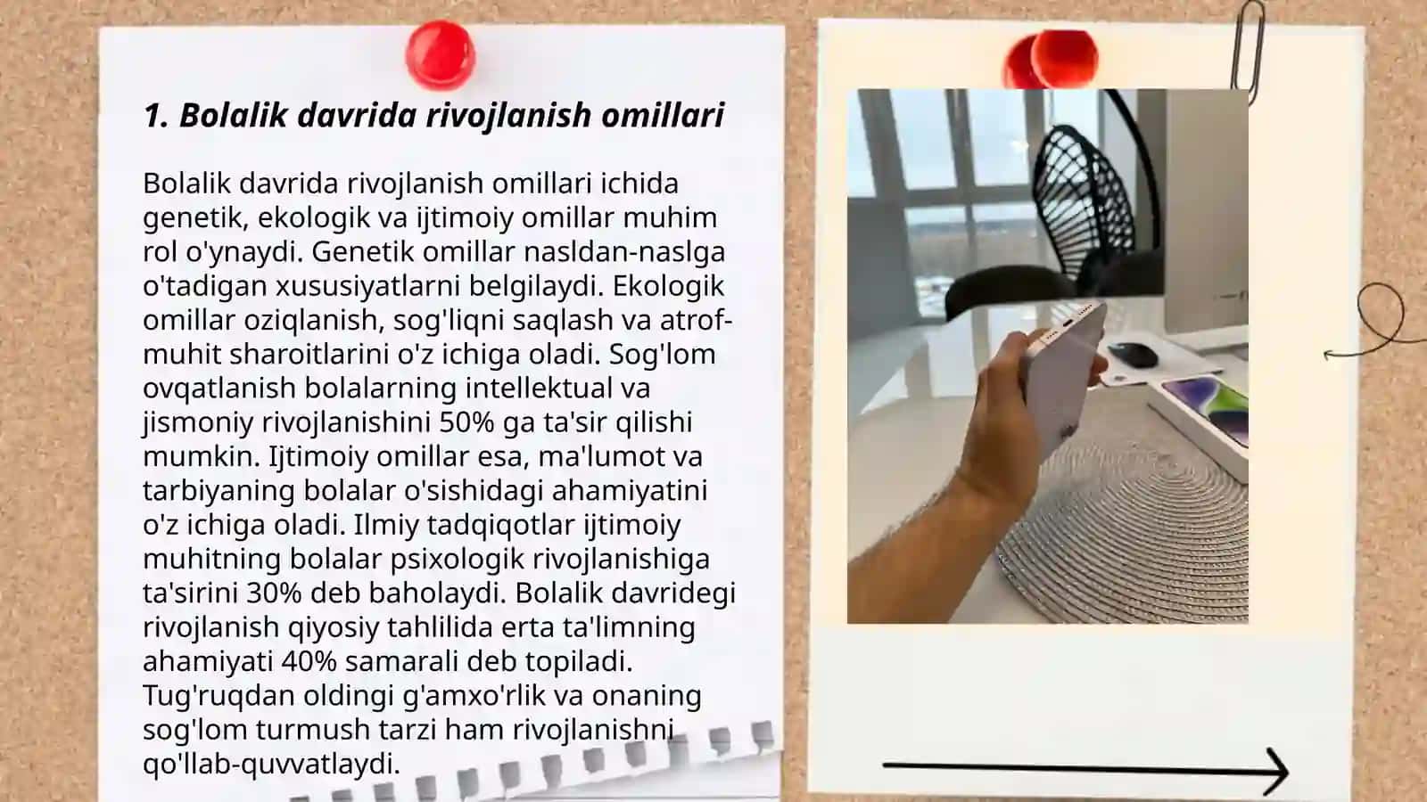 Sholining rivojlanish davrlarini o'tish sharoitlari 3