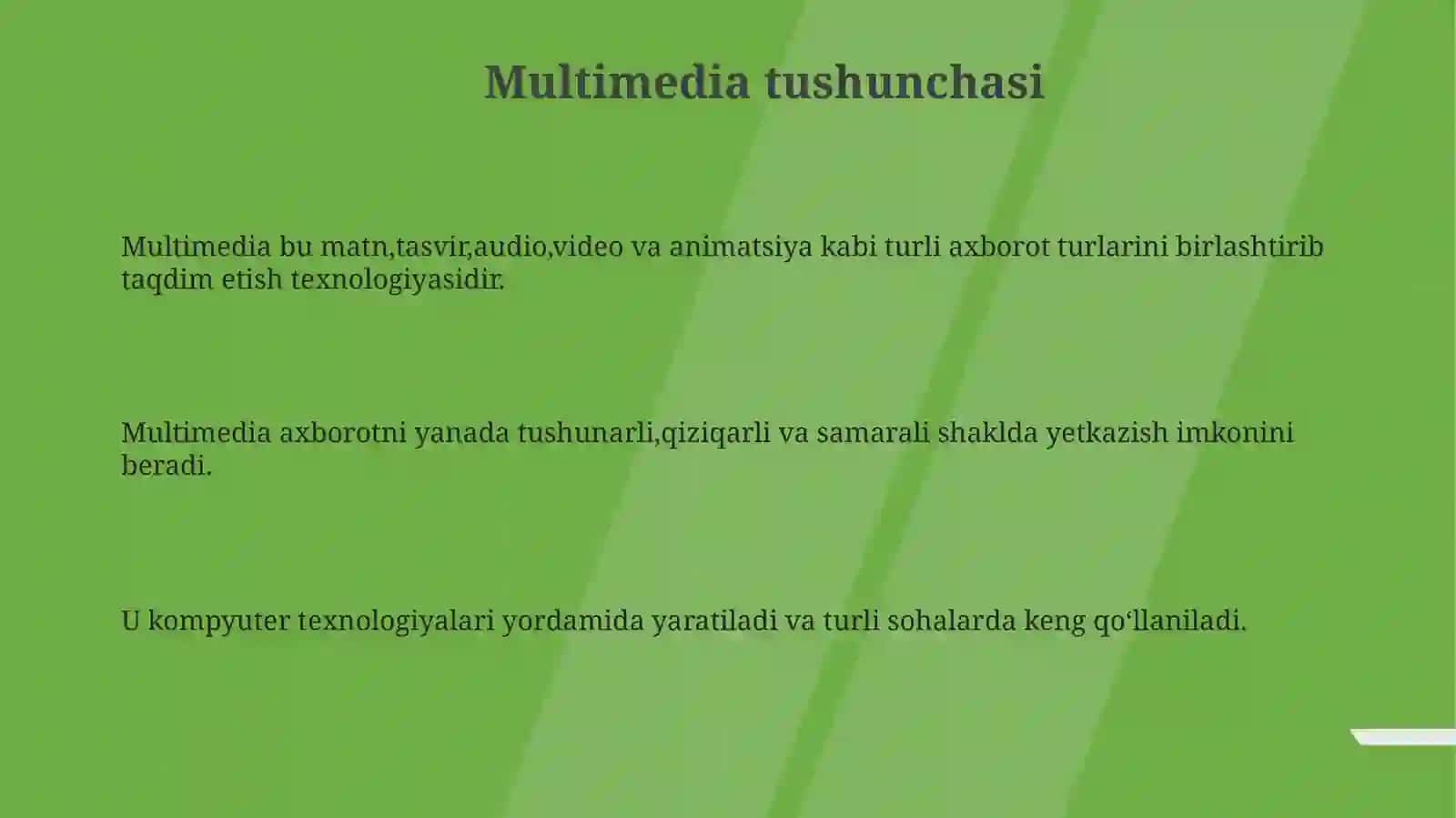 Multimedia tushunchasi 3