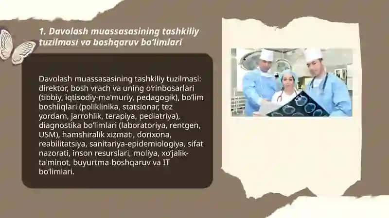 Davolash muassasalarining faoliyatini tashkil etish 3