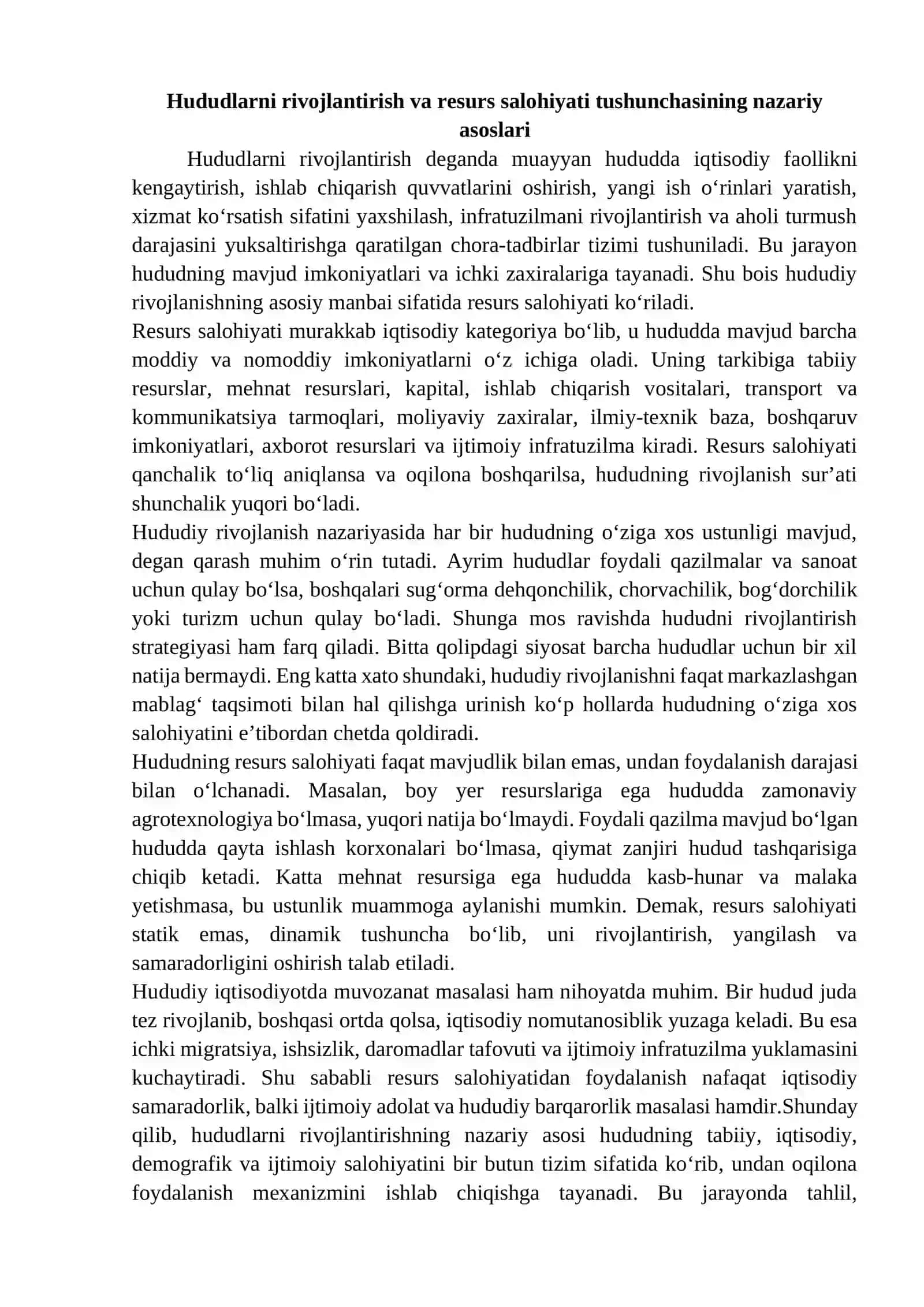Hududlarni rivojlantirishda resurs salohiyatidan foydalanish 3