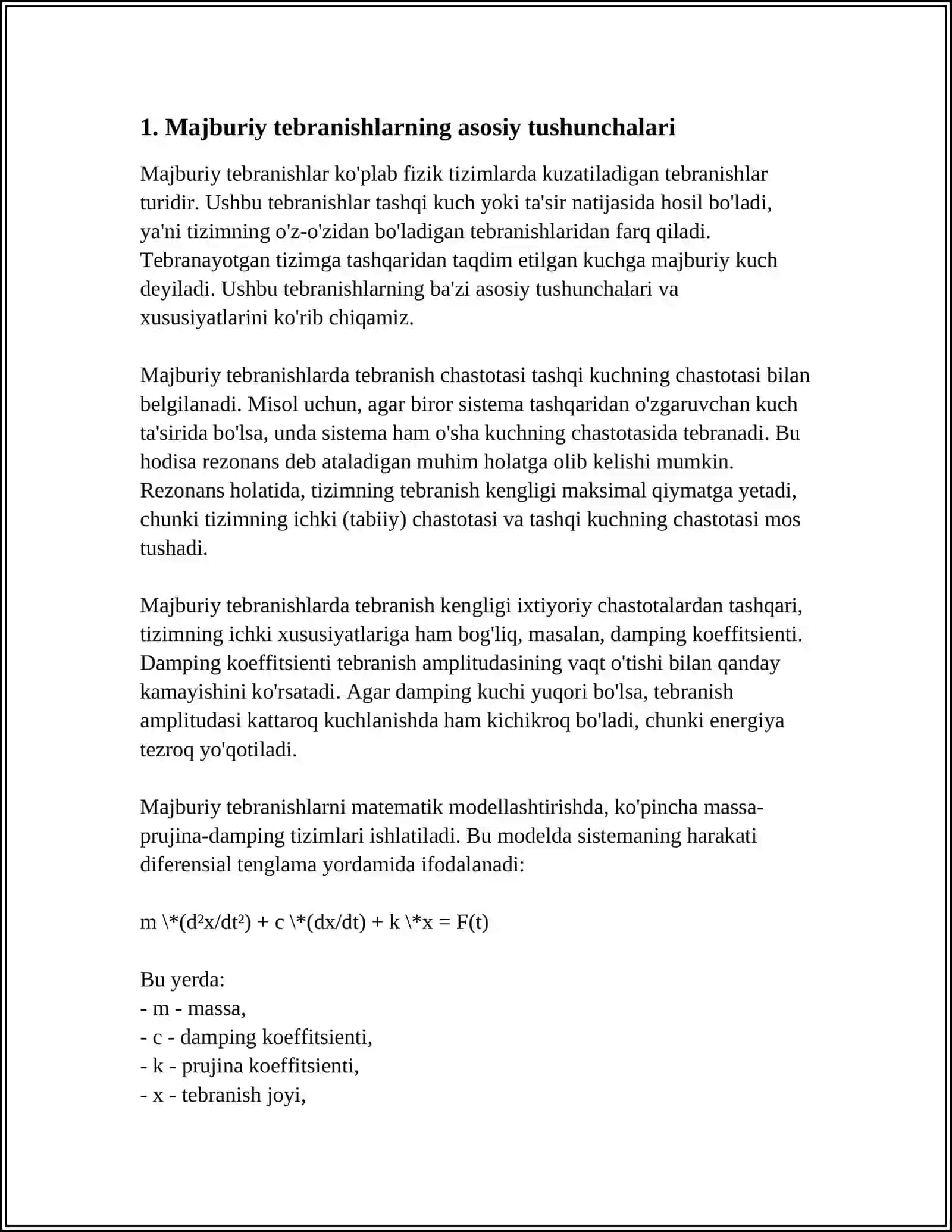 MODDIY NUQTANING MAJBURIY TEBRANISHIGA MUXIT QARSHILIGININ TASIRI 3
