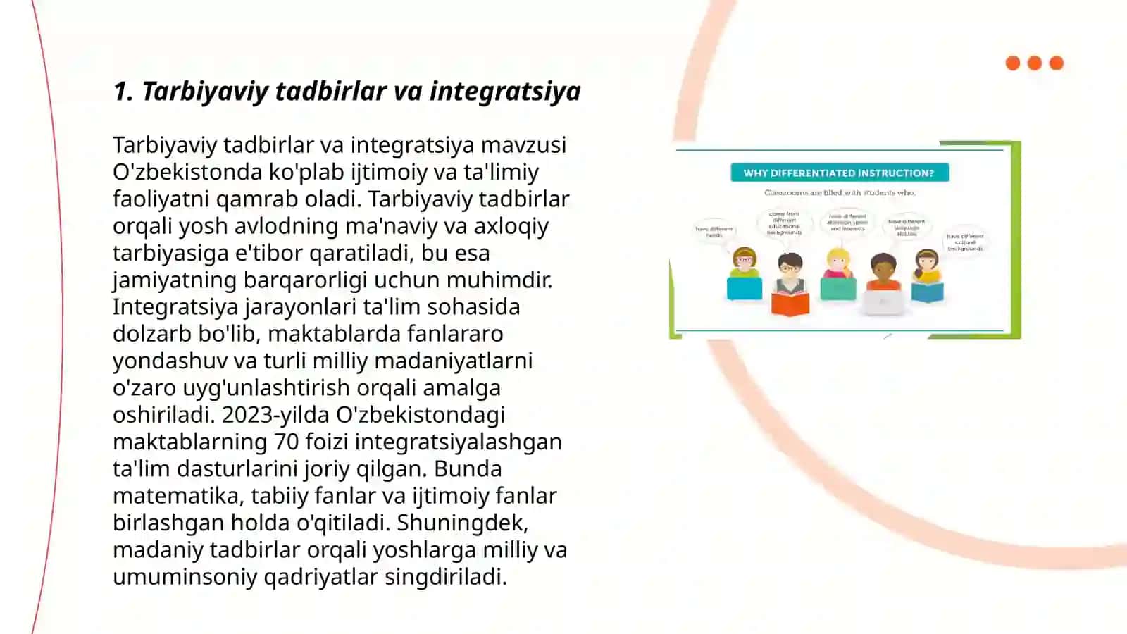 Tarbiyaviy tadbirlarda integratsiyasi 3