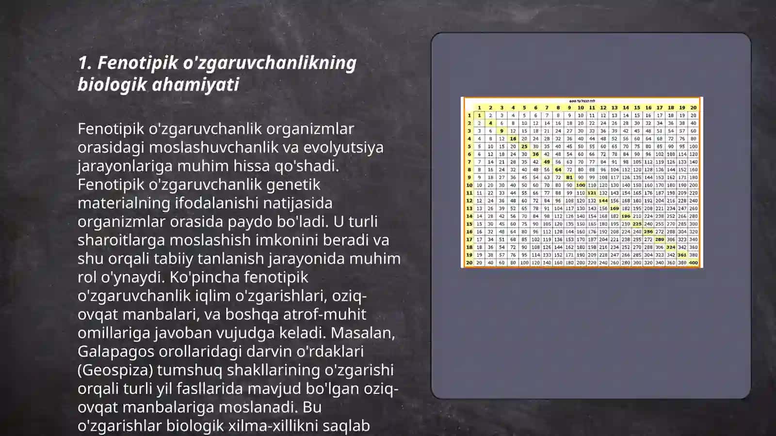 Fenotipik va genotipik ózgaruvchanlik 3
