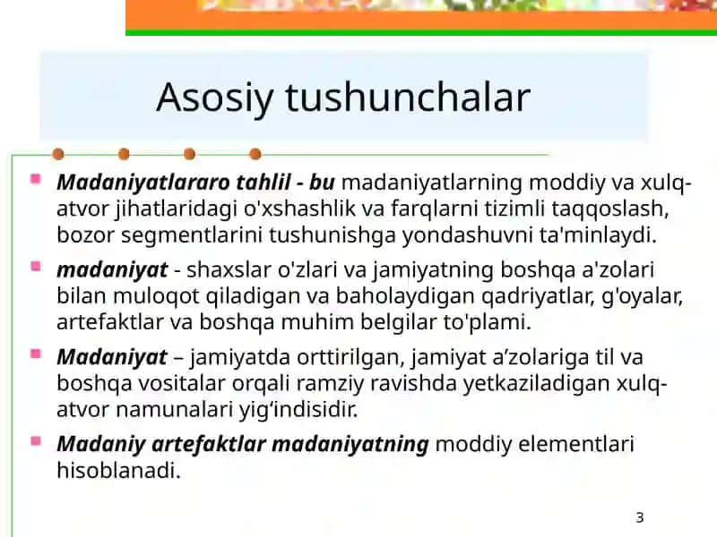 Madaniyat va submadaniyat, ijtimoiy tabaqalanish 3