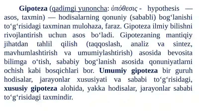 Tadqiqot usullari va ko'nikmalar 3