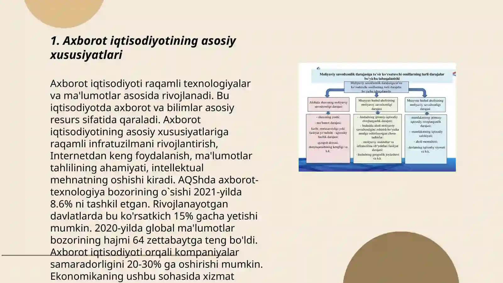 Axborot jamiyatiga oʻtish mezonlari (Iqtisodiy.Texnologik. Ijtimoiy. Siyosiy. Madaniy) 3