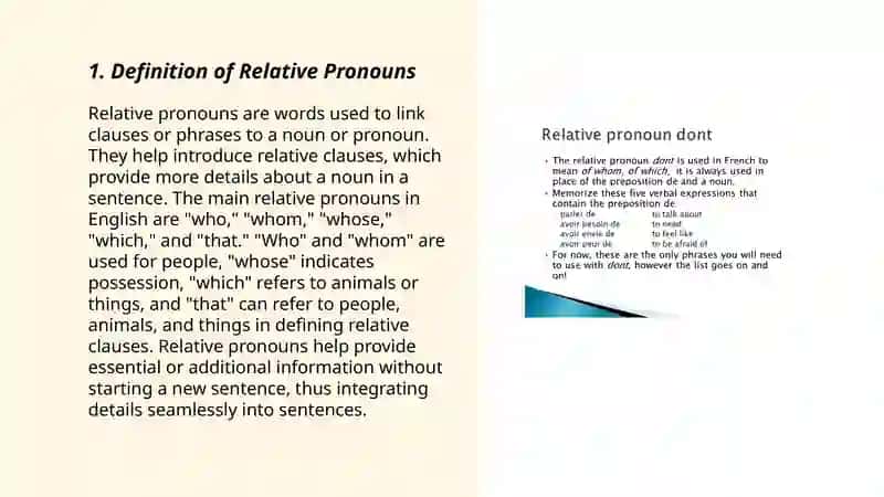 Relative pronouns 3