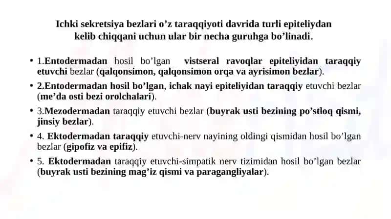 Ichki sekretsiya bezlarining tuzilishi va yoshga oid xususiyatlari 3