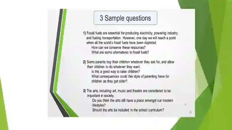 Double question essays 3