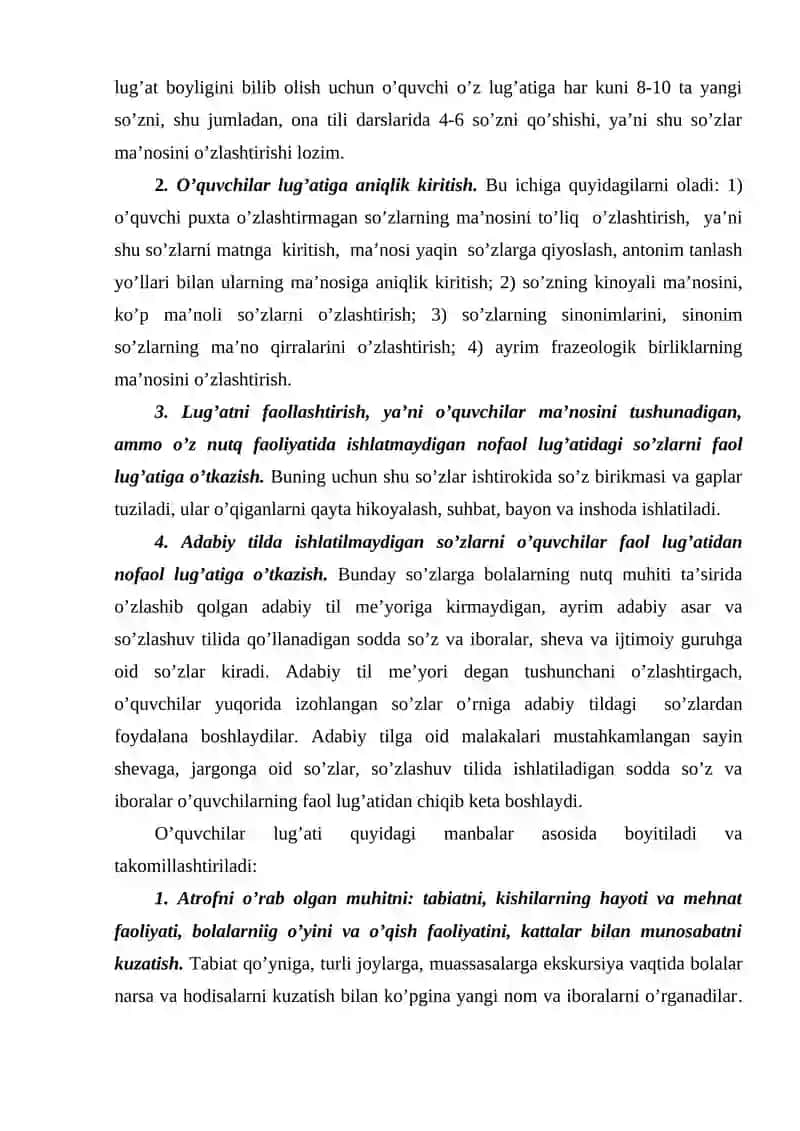 O'ZBEK TILINING IZOHLI FRAZIOLOGIK LUG'ATI OSTIDA ISHLASH 3